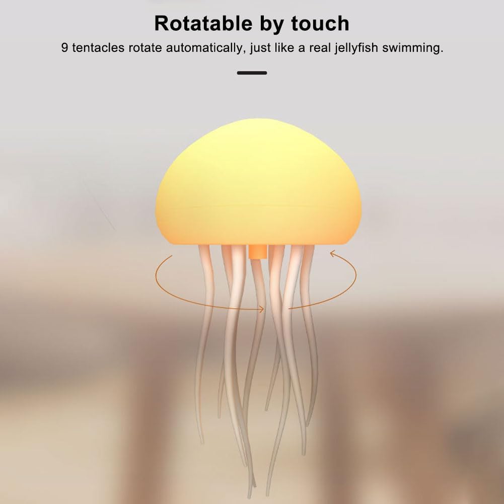 Rechargeable Jellyfish Table Lamp
