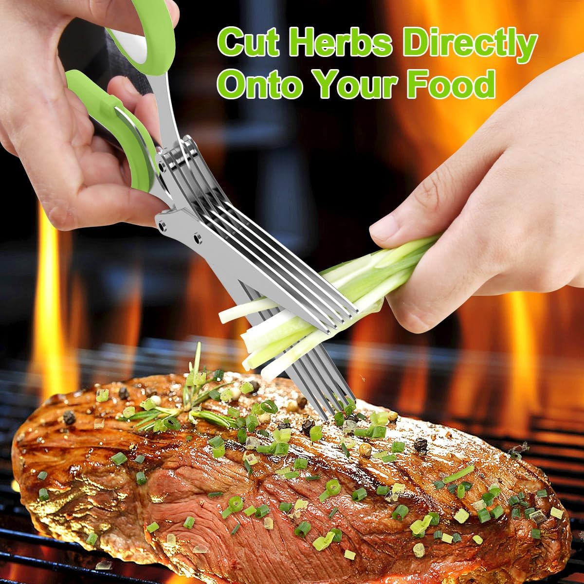 5 layer Multifunctional Stainless Steel Scissors