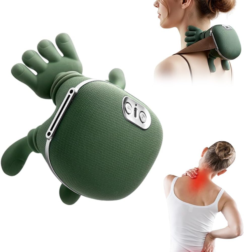 Portable, Bionic Heated Neck and Back Massager